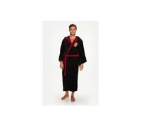 Gryffondor harry potter polaire peignoir noir bourgogne