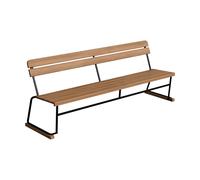 Grythyttan Stålmöbler Canapé 5 Teck et acier noir