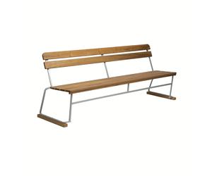 Grythyttan Stålmöbler Canapé 5 Teck-galvanisation à chaud