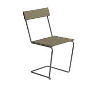 Grythyttan Stålmöbler Chaise 1 Vert clair chêne-stand galvanisé à chaud