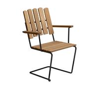 Grythyttan Stålmöbler Fauteuil A2 Chêne huilé-noir