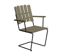 Grythyttan Stålmöbler Fauteuil A2 Vert clair chêne-noir