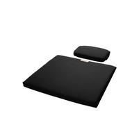 Grythyttan Stålmöbler Set de coussins A3 pour nuque/siège Tissu noir