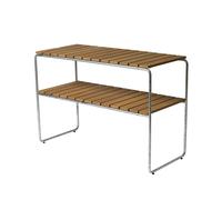 Grythyttan Stålmöbler Table d'appoint Grythyttan Chêne huilé-structure en acier avec galvanisation à chaud