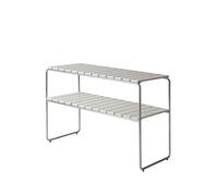 Grythyttan Stålmöbler Table d'appoint Grythyttan Chêne laqué blanc-structure en acier avec galvanisation à chaud