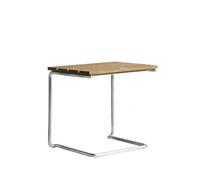 Grythyttan Stålmöbler Table/tabouret A3 Chêne huilé-structure en acier avec galvanisation à chaud