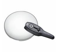 gs1 data protected company 4004633000006 Silit Sicomatic t-plus couvercle de rechange pour autocuiseur 3l, 4,5l, 6,5l 8,5l, marmite vapeur 22 cm, poignée en plastique, 2 niveaux de cuisson, noir, 212