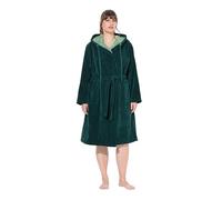 gs1 data protected company 4069787000005 Bademantel, Doubbleface, Frottee, Taschen Peignoir, Vert Nuit, 50-52 Femmes