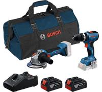 GSB 18V-65 + GWS 18V-8 + 2 batteries GBA 4.0Ah + GAL 18V-40 + sac RAF - BOSCH - 0615A5008Z