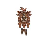 GSCLZ Horloge à Coucou en Bois de 14 Pouces, Horloge Chalet la Forêt-Noire, Murale, réveil Oiseau, décorations(R Pop-up Scream)