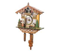 GSCLZ Horloge à Pendule en Bois Robuste Suspendre au Mur, décoration for Chambre Coucher, Bureau, Coucou rétro, l'oiseau Sort(As Shown22x12.5cm)