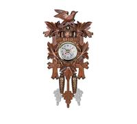 GSCLZ Horloge Murale en Bois avec Pendule Vintage for Enfants, Coucou, Oiseau, rétro, 3D, Carillon, décoration de forêt, silencieuse, décorative(12)