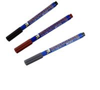 GSI Creos Markers Sumi-Ire Noir/Gris/Marron Lot de 3 Fabriqué au Japon