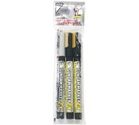 GSI Creos MR.HOBBY XGMS100 Gundam Lot de 3 feutres EX Plated Silver & Gold, Paint Type, EX Series, pour peindre Gunpla, 3 couleurs, XGM100, XGM07, XGM08, argent, or blanc, or jaune