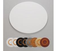 GSKFXJ 80cm 90cm 100cm Plateau Tournant Lazy Susan en Bois, Grand Plateau Rotatif De Table, Plateau Tournant De Salle À Manger À Domicile, Rond Plateau De Service(White,45cm/18in)
