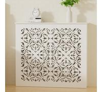 GSKFXJ Maison Cache Radiateur, Étagère De Radiateur Blanc 90cm De Hauteur, Moderne Tablette De Radiateur, Meuble Radiateur D'aération(70 * 70 * 20cm/27.6 * 27.6 * 7.9in)