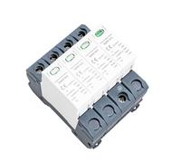 GSP9 12.5KA T1 + T2 SPD 4P 3P + NPE parasurtenseur 275VAC boite: 7/12.5KA dispositif de parafoudre domestique 1 pièces(4P 12.5KA 275VAC)