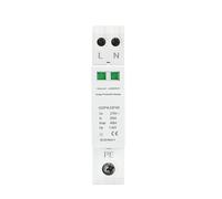 GSP9 AC SPD 20KA ~ 40KA 275V dispositif de protection contre les surtensions domestique dispositif de parafoudre basse tension 1P + N 18mm 3P + N 36mm(GSP9-DP40 2P 275V)