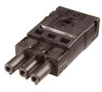 GST 18-3F B2Z-SW - Connecteur femelle - 3 broches, noir, raccordement à ressort