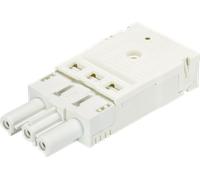 GST 18-3F B2Z-WS - Connecteur femelle - 3 broches, blanc, raccordement à ressort