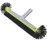 GSTGP Brosse de Piscine Ronde 45 cm Compatible avec piscines enterrées et Hors-Sol, dotée d'un Dos en Aluminium renforcé et de Poils de qualité supérieure pour Une durabilité exceptionnelle.