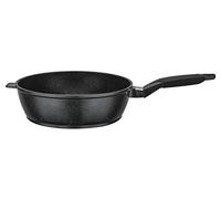 TITANIUM GRANIT Poêle Haute Fonte Aluminium Revêtue Aspect Pierre GSW D28 cm SC