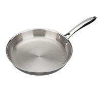 GSW 975346 - Poêle Pro INOXAAL PLUS TRI-PLY - 28 cm - Acier inoxydable 18/10 - Fond alvéolé - Poignées Pro rivetées