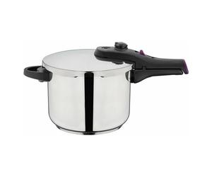 GSW Autocuiseur SYSTEM RAPID 6,0 litres 22 cm Acier inoxydable, Poêle + casserole, Argent