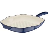 GSW poêle à griller en fonte Blue Magic 27x27 cm, 717250, fonte ca. 1,6 L