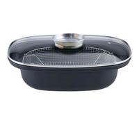 Gsw Cocotte Avec Panier Friture Et Couvercle - 40 X 25 Cm - Acier Carbone - Tous Feux Dont Induction