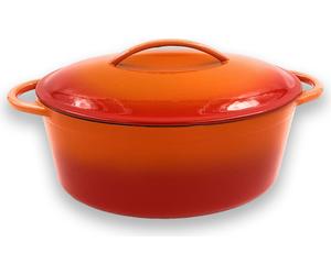 GSW Cocotte en fonte avec couvercle Orange Shadow