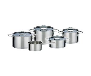 GSW Elegance - Set de 9 ustensiles de cuisine en acier inoxydable - Tous les plans de cuisson y compris l'induction