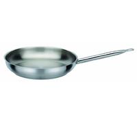 GSW GastroTraditionell Le Chef 975322 Poêle à Frire avec poignée en Acier Inoxydable Argenté 32 cm