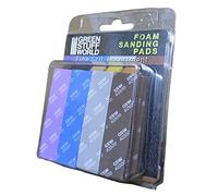 GSW Lot de 20 patins de ponçage en mousse Grain fin