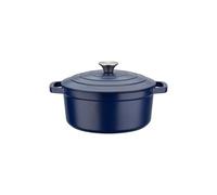 GSW Marmite en fonte « Blue Magic », diamètre : 24 cm, capacité : 3,8 l, bleue