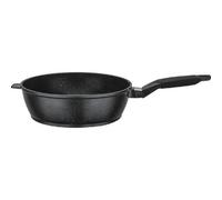 TITANIUM GRANIT Poêle Haute Fonte Aluminium Revêtue Aspect Pierre GSW D28 cm SC