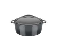 GSW Casserole en fonte Grey Shadow 24cm / 4 Ltr, Fonte, Casserole avec couvercle ø ca. 24 x H 10,0cm