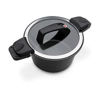 GSW Stahlwaren GmbH Marmite à économie d'énergie Noir 24 x 16 cm 6 l Aluminium 6 l