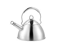 GSW Stahlwaren GmbH Mirage Bouilloire sifflante, 20 x 11 cm, 2.5 l, Acier Inoxydable, Argent, 30 x 20 x 11 cm