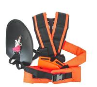 GSXLZ Harnais Debroussailleuse Ceinture rembourrée for débroussailleuse, Coupe-Bordures et élagueuse, Confortable et Facile à Utiliser, Harnais Double en Forme de W avec Bretelles à épaules dénudées.