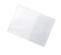 Gsycle Housse de Passeport Transparente givrée, imperméable en PVC, Pochette de Passeport Portable, étui de Protection pour Carte d'identité, Support de Voyage, Porte-Documents pour