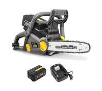 GT Elec Tronçonneuse sans Fil à Batterie, 40 V, Guide 12 Pouces, Batterie 2 Ah + Chargeur