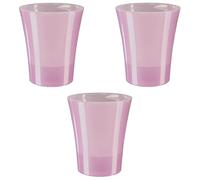 GT Garden Lot de 3 Pots pour orchidées avec réserve d'eau - Arte-dea Rose Transparent 2 litres