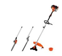 GT Garden Multifonction Thermique 4 en 1 : tronçonneuse - débroussailleuse - Taille-Haies