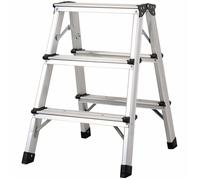 GT MARKET - Escabeau pliable 3 marches en aluminium