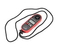 GT8163 Anémomètre portable numérique LCD portable Jauge de vitesse du vent Thermomètre pour les amateurs de météo Professionnels Atelier résidentiel Surveillance de