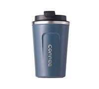 Gteller Tasse de voyage en acier inoxydable avec couvercle à double paroi 13oz bleu
