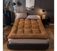 GTHTUHFD Matelas futon japonais épais doux et respirant double coussin pliable tapis de sol chaud pour spovers chambre d'hôtes et décontracté T, 2-135 cm x 200 cm