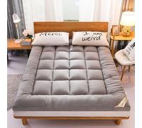 GTHTUHFD Matelas futon japonais pliable, tapis de sol épais enroulable pour dortoirs, lits d'invités et table de maison, tapis à ressort portable, facile à porter et facile à transporter, 1 à 135 cm x