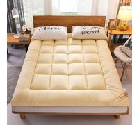 GTHTUHFD Matelas futon japonais pliable, tapis de sol épais enroulable pour dortoirs, lits d'invités et table de maison, tapis à ressort portable, facile à porter et facile à transporter, 4-135 cm x